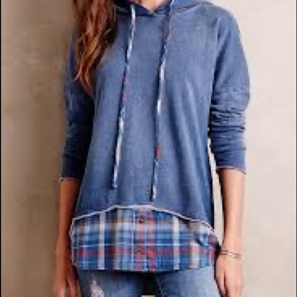Cloth & Stone Mixed Media Hoodie